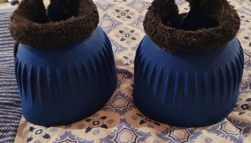 Hufglocken xxl gummi blau - xxl,