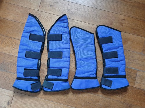 Transportgamaschen blau